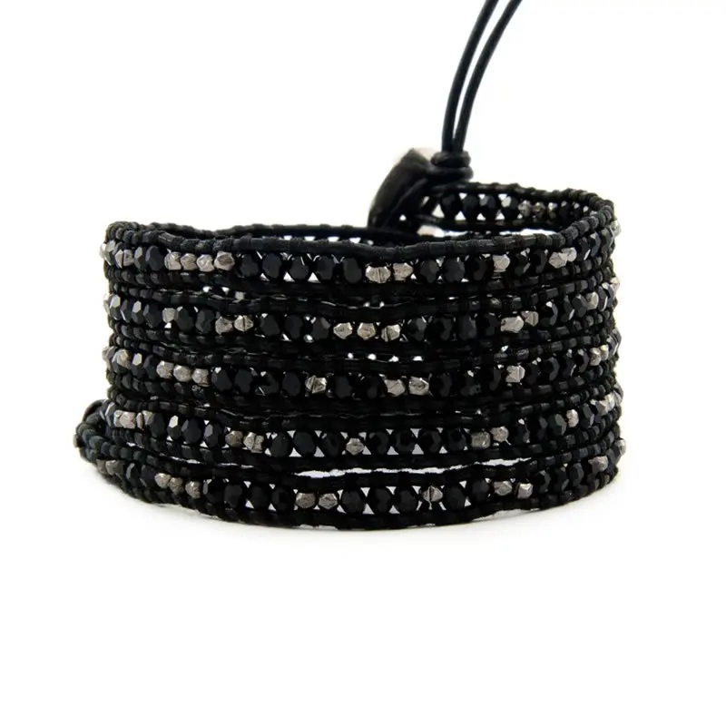 black wrap bracelet