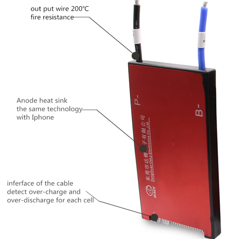  Deligreen 13S 45A 48V PCM/PCB/BMS für lithium-batterie pack 18650 Li-Po LiNCM batterie Pack
