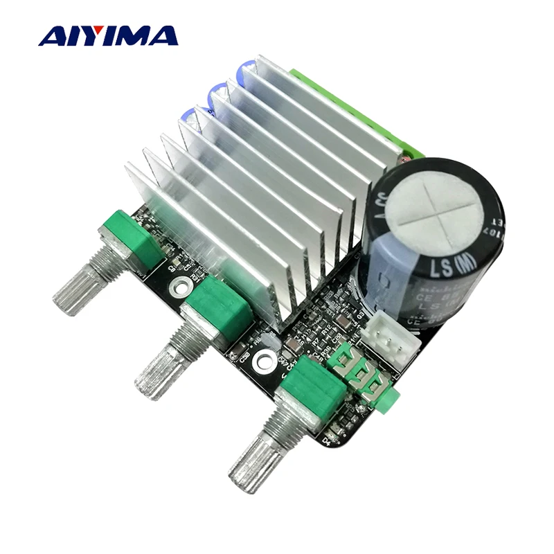 Aiyima 2.1 ch TPA3116D2 NE5532 сабвуфер Усилители домашние доска 50 Вт * 2 + 100 sub Audio Сабвуфер AMP