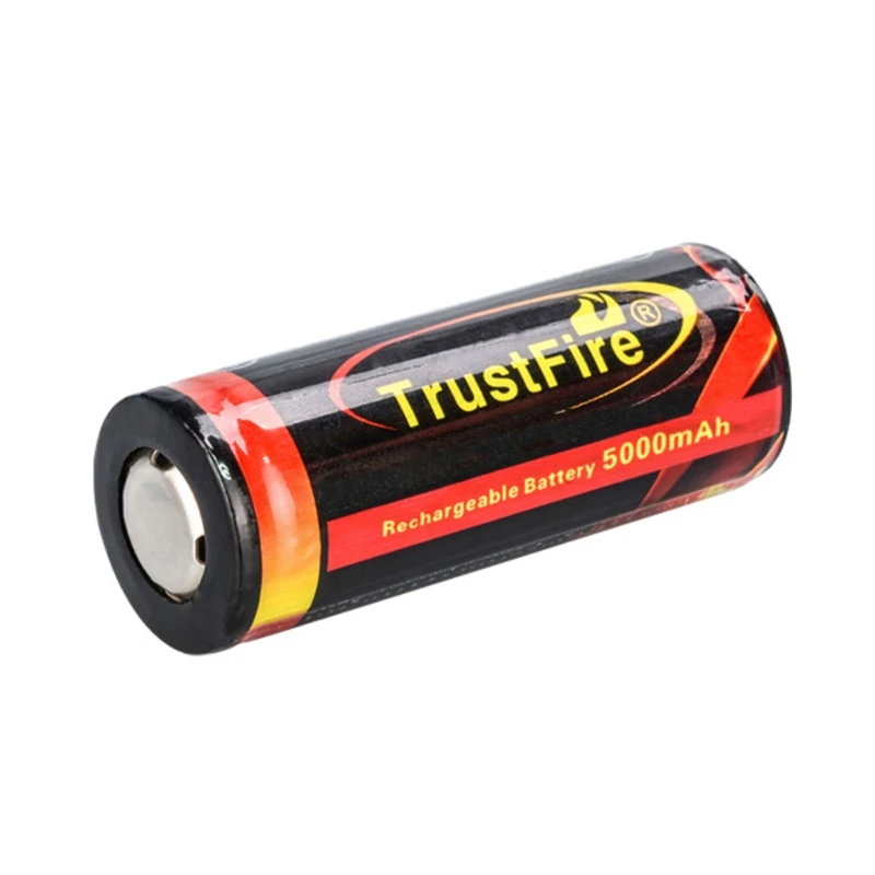 

1Pc 26650 5000mAh Li-ion 3.7V Rechargeable Battery for LED Flashlight Torch