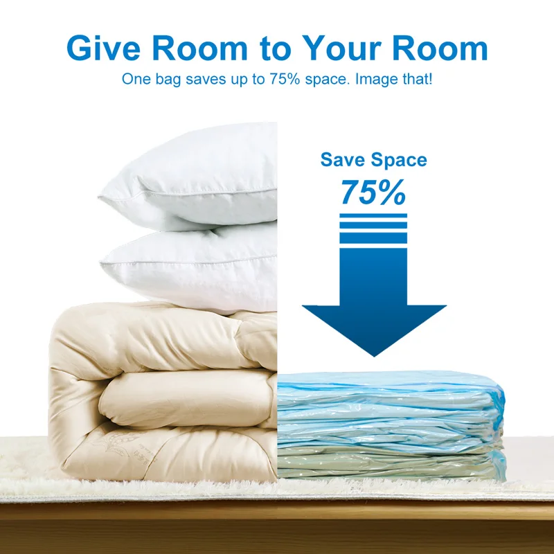 6 قطعة ثلاثي الأبعاد أكياس مكنسة ل حاف الملابس مكعب الفضاء التوقف حقيبة التخزين خزانة خزانة المنظم لا تسرب