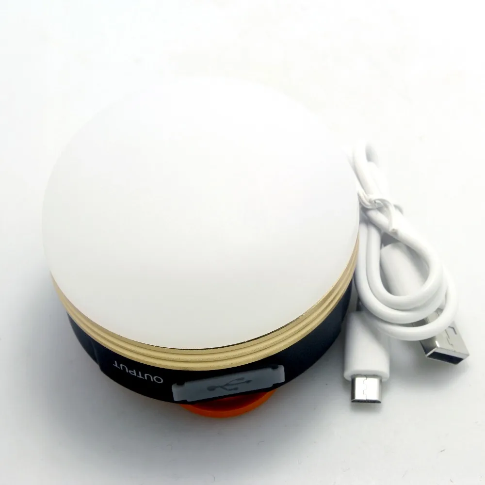 Tinhofire аварийный USB свет Перезаряжаемый USB фонарь для лагеря 300LM водостойкая лампа USB 5V-1A 1800 мА-ч Банк зарядное устройство для мобильного телефона