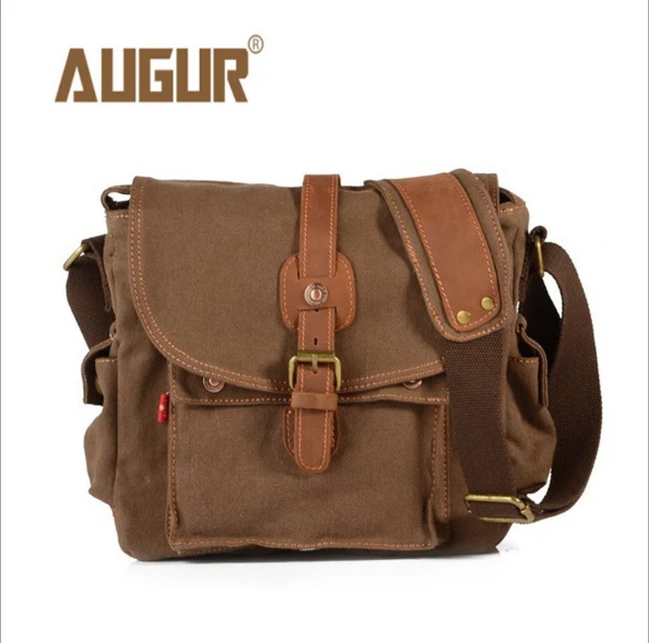 AUGUR shoulder bag canvas shoulder bag Men canvas diagonal handbag