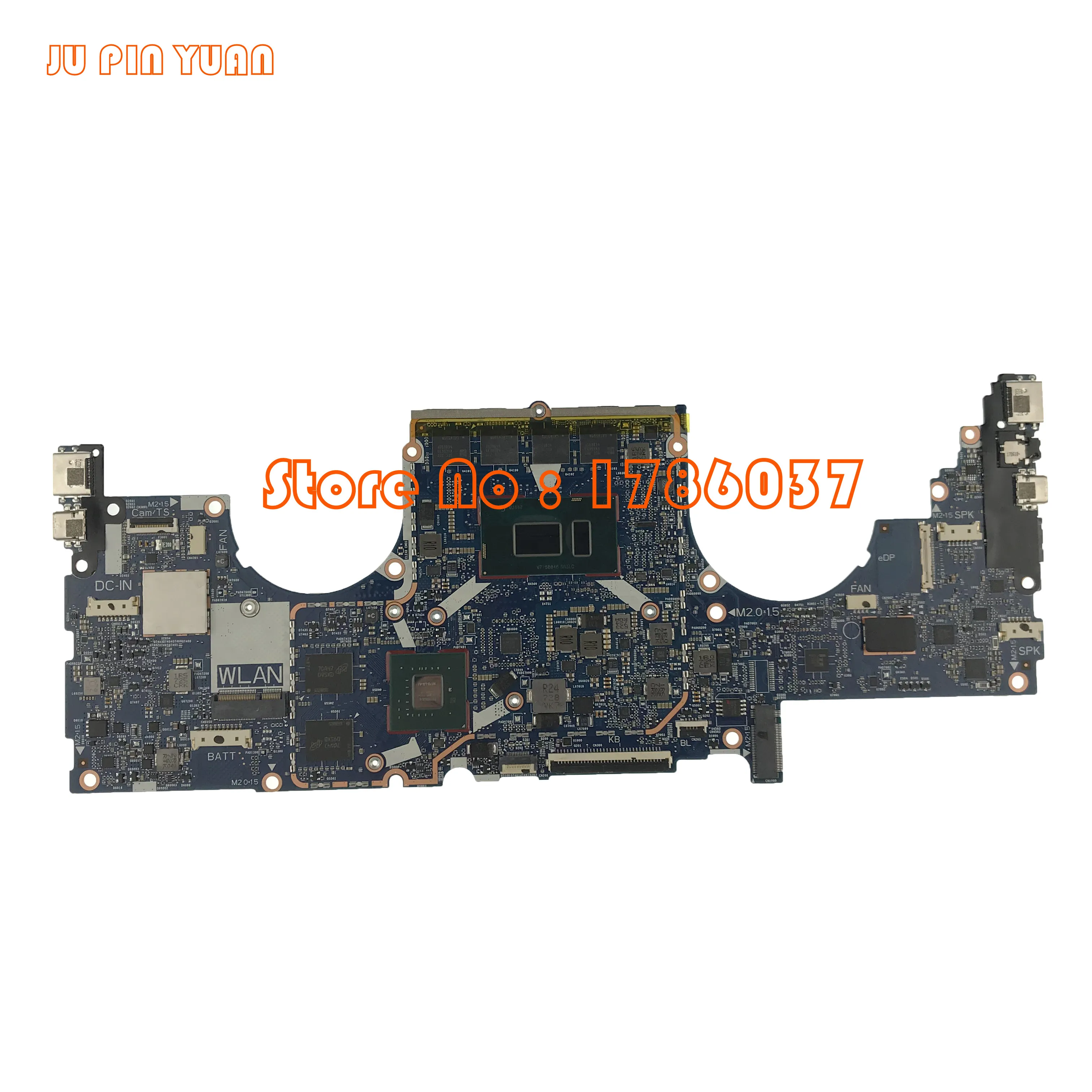 JU PIN YUAN 939651-601 939651-001 для hp ENVY 13-AD материнская плата с i7-8550U процессор MX150 2 Гб GPU 8 г 100% полностью протестирована