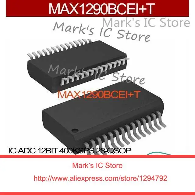 Max1290bcei + T IC ацп 12BIT 400 KSPS 28-QSOP MAX1290BCEI 1290 MAX1290B 1290B MAX1290 1290BC | Электронные компоненты и
