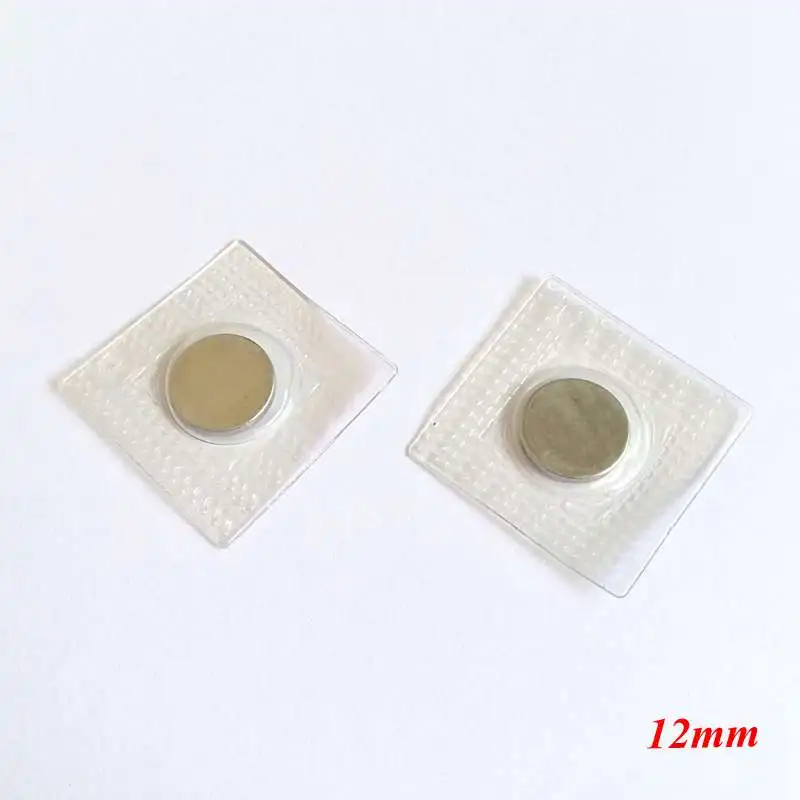 

10pcs/pack 12mm PVC Invisible Hidden Sew in Magnetic Snaps High Quality DIY Magnet Purse Closure