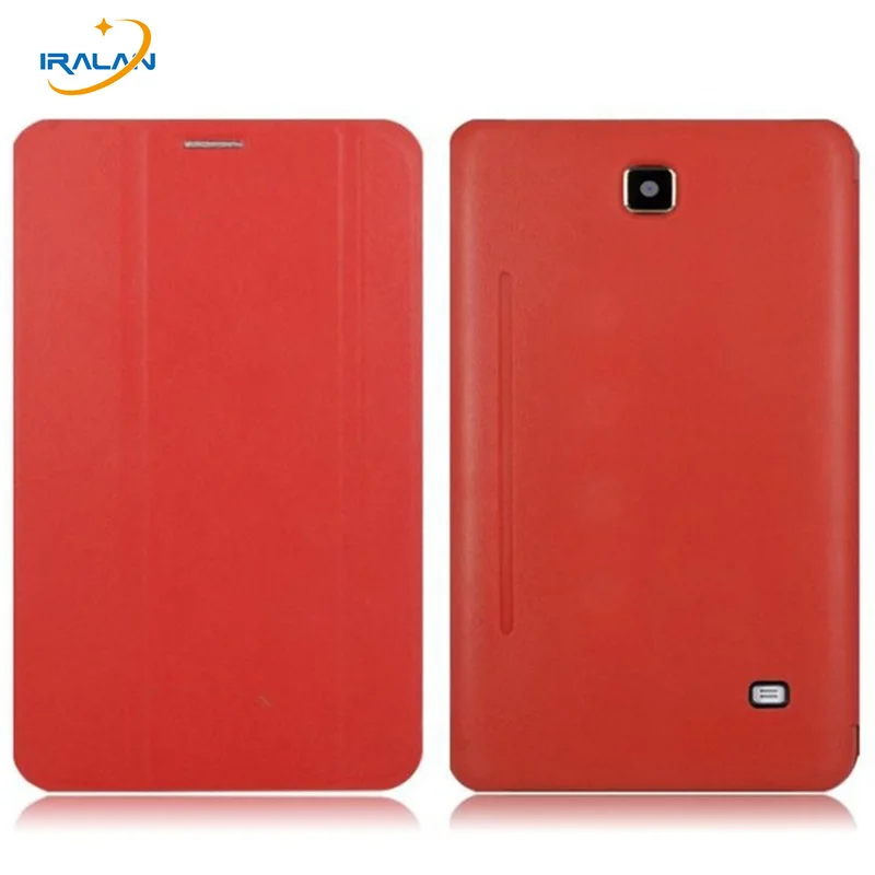

2017 Hot Smart flip Tab4 T230 Case PU Leather Stand Flip Case Cover for Samsung Galaxy Tab 4 7.0 T231 T230NU T235 + Stylus free
