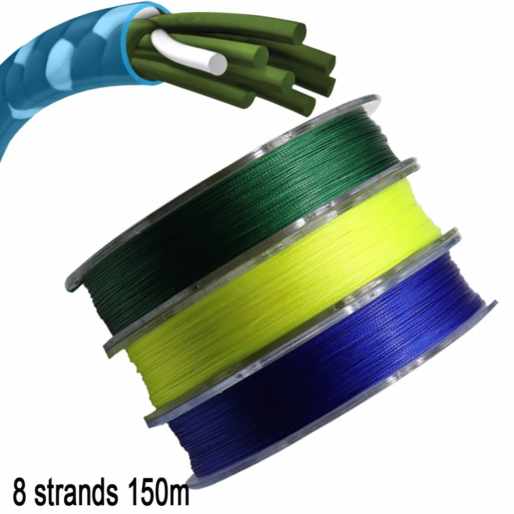 8 Strands Multifilament Fishing Line 3  150m