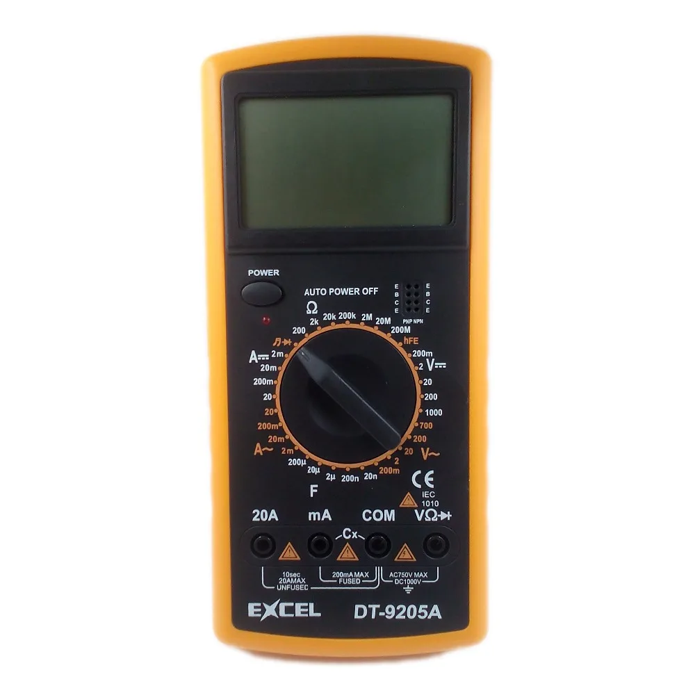 professional digital multimeter multimetro excel dt9205a professional digital multimeter multimetro excel dt9205a