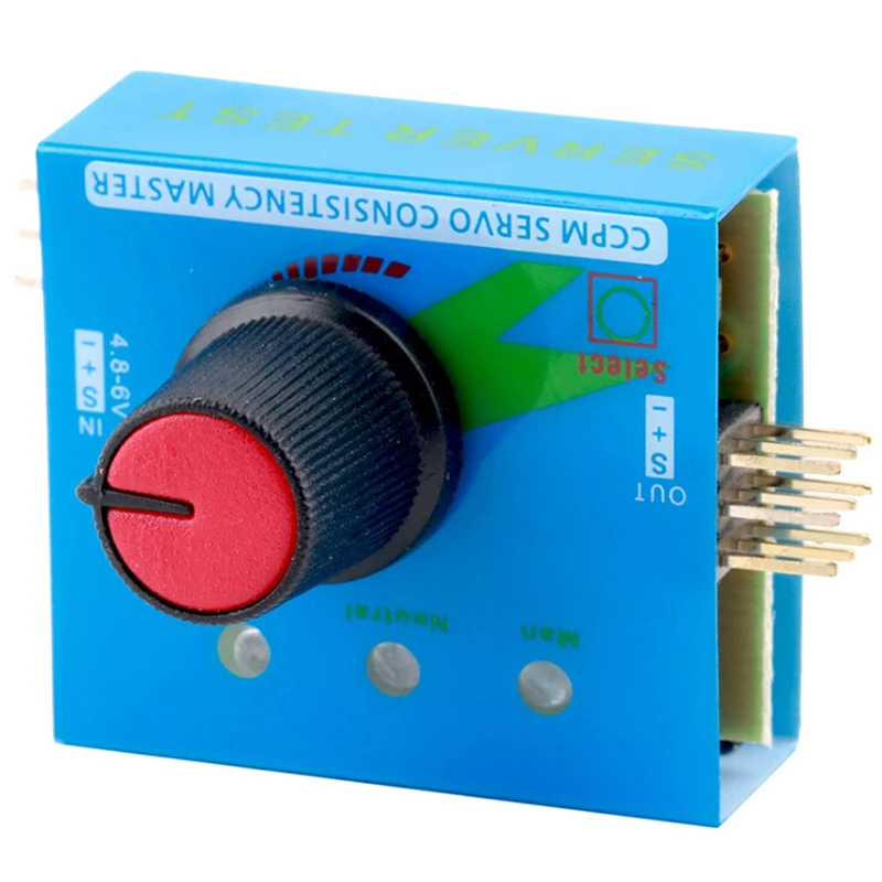 1 шт. тестер рулевого механизма CCPM 3-mode ESC Серводвигатель для RC вертолетов регулировки
