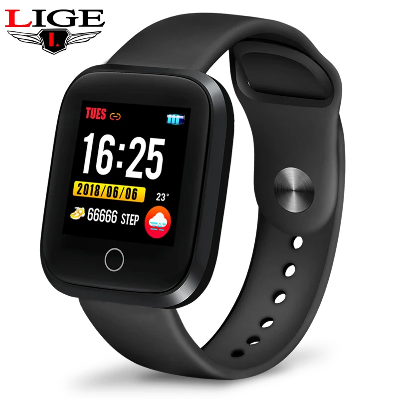 

2019 New Smart Watch Waterproof Sports Watch Pedometer Heart Rate Blood Pressure Monitoring Smart Bracelet For Android iOS+BOX