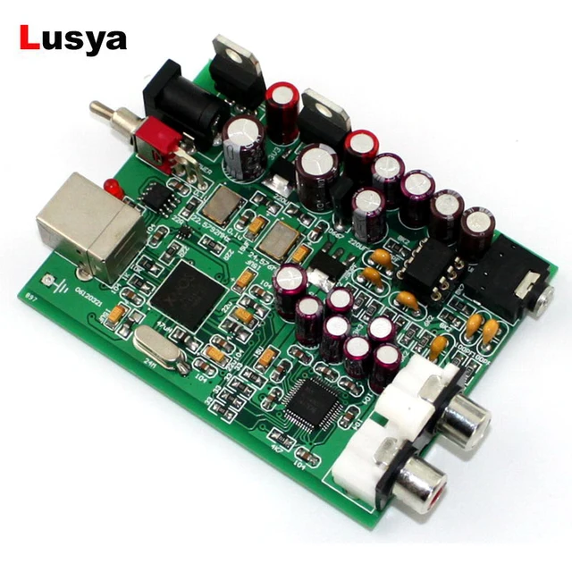 1pcs USB DAC Board XMOS U8+AK4490 Module NE5532 USB DAC Decoder Card