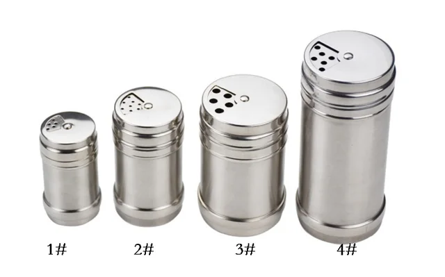 Stainless Steel Salt Pepper Shakers Home Ideas 304 Stainless Steel Salt Pepper Shaker Set Odor Free E Cruet