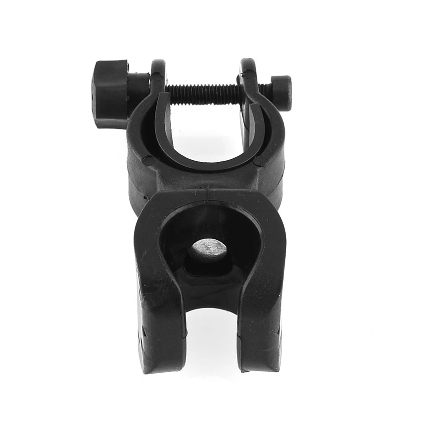 Outdoor Cycling Bicycle 360 Degree Rotary Bike Clip Bracket for Flashlight Torch Lamp Bicycle Front Light Support Lights Holder