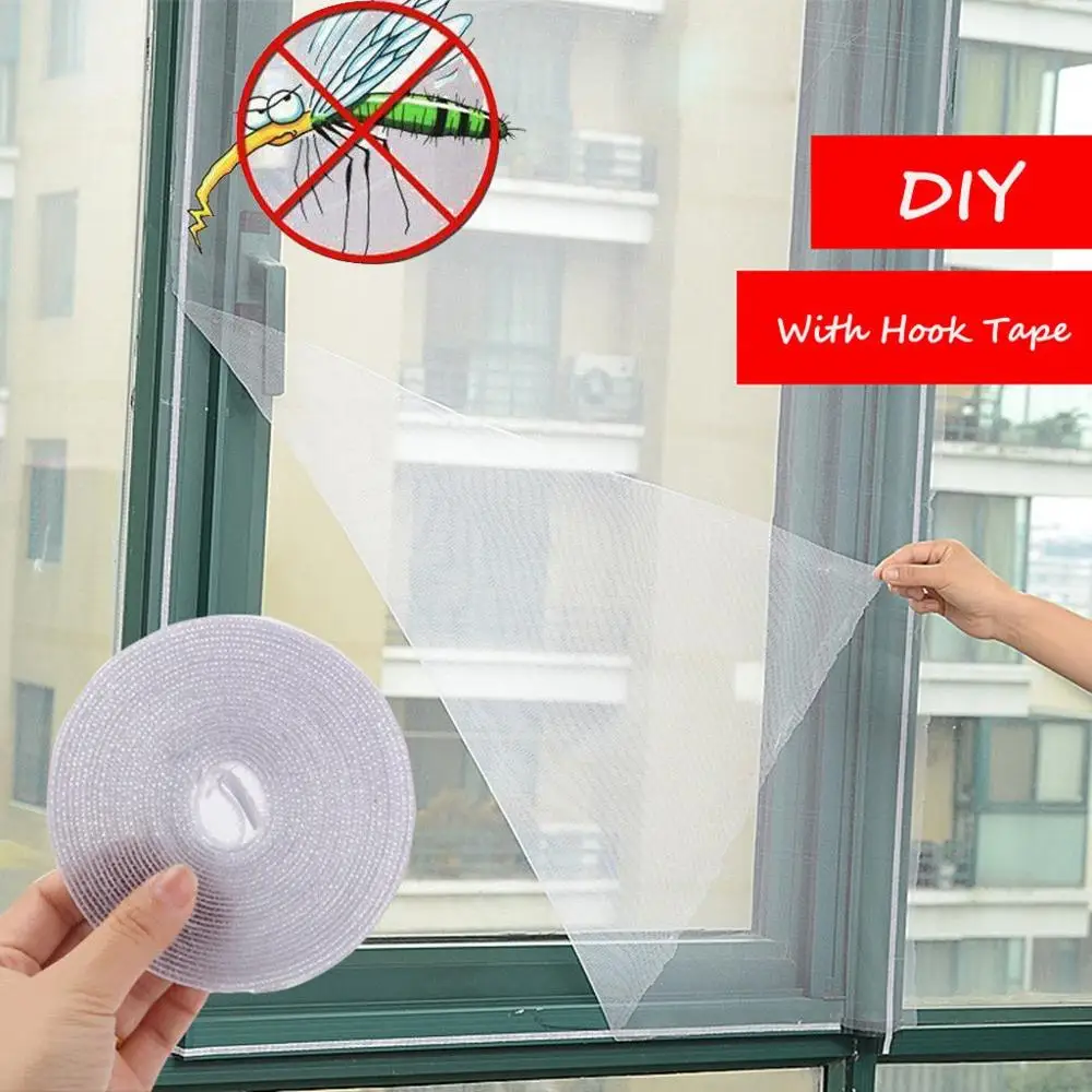 

3pcs New Indoor Insect Fly Screen Curtain Mesh Bug Mosquito Netting Door Window Anti Mosquito Net For Kitchen Window **D