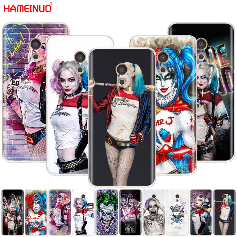 

HAMEINUO Harley Quinn Suicide Squad Joker Cover phone Case for Meizu M6 M5 M5S M2 M3 M3S MX4 MX5 MX6 PRO 6 5 U10 U20 note plus