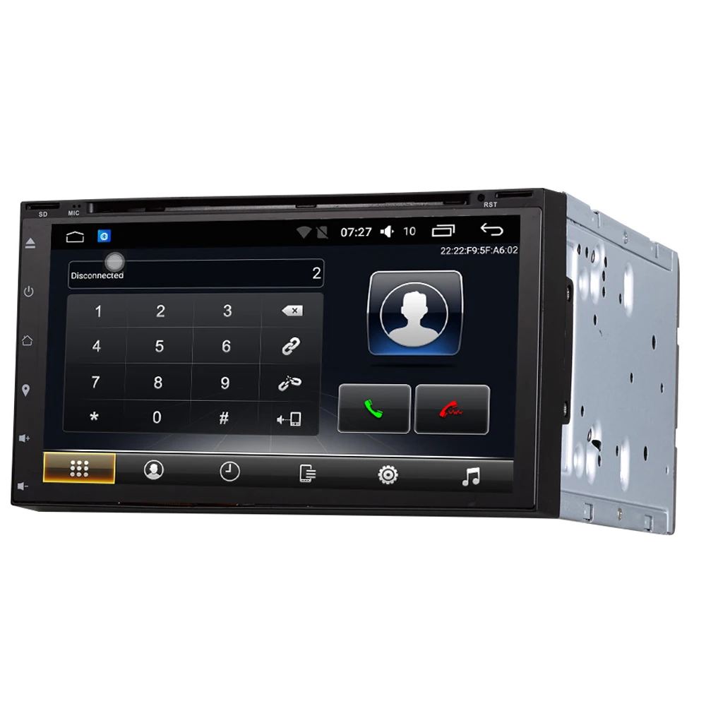 Clearance 2 Din Android Universal Car DVD Player Car Stereo 6.95 Inch 2G/32G QuadCore Autoradio GPS Navigation 2
