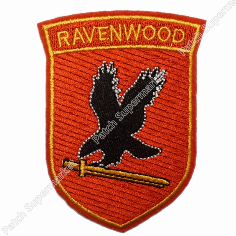 Патчи JERICHO TV Series 3 5 дюймов с логотипом Ravenwood Security нагрудный костюм вышивкой