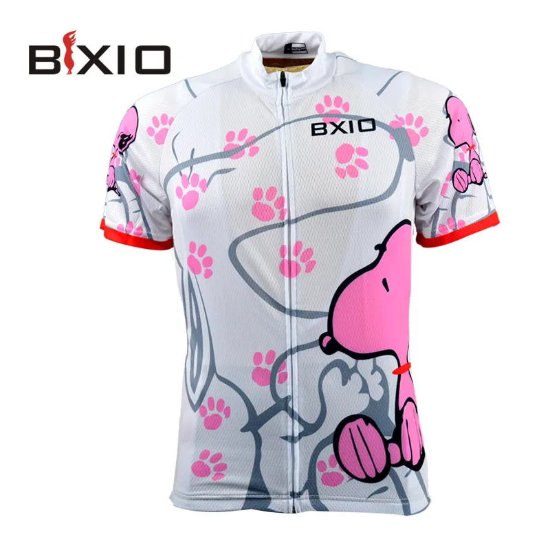 BXIO велосипедная команда Maillots De Cyclisme Женская велосипедная майка с коротким рукавом Ropa Ciclismo Skinsui велосипедная одежда BX-0209W021-J - Цвет: Picture Color
