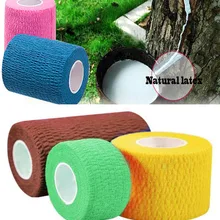 Водонепроницаемый Эластичный самоклеющийся медицинский бинт Марля лента нетканый когезивный аптечка для спорта лодыжки палец мышцы уход