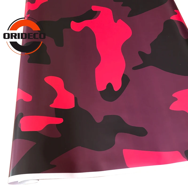 Big picture Black red camo vinyl auto film foil 1