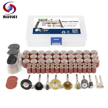 RIJILEI 160PCS BIT SET SUIT MINI DRILL ROTARY TOOL FIT DREMEL Grinding,Carving,Polishing tool sets,grinder head,Sanding disc