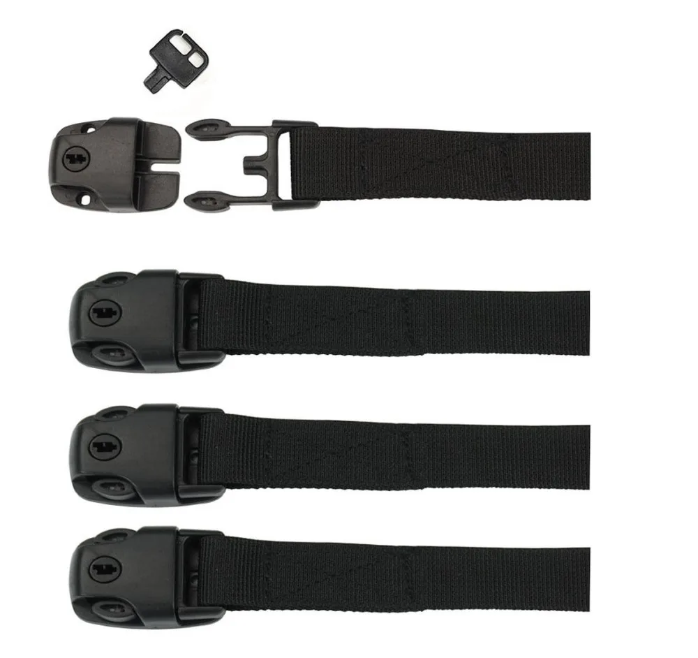 Spa Cover Lock Down Clips with Straps (Set of 4) each strap length 1.5f