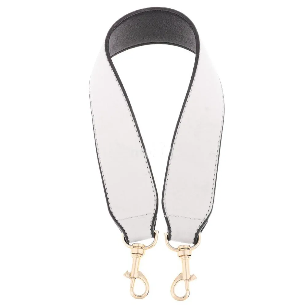 Bag Strap PU Leather Woman Shoulder Bag Handles Handbag Strap Belt 50CM Long Band DIY Replacement Accessories Gold Buckle KZ1005