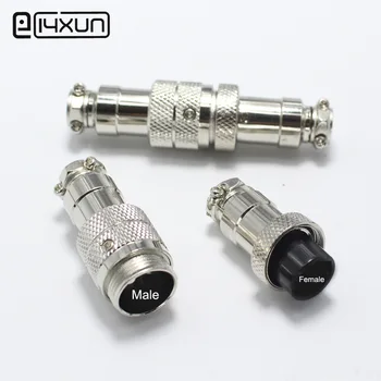 

1set GX20 2P 3P 4P 5P 6P 7P 8P 10P 12P 20P Male Plug + Female jack Connector Kit M20 Aviation Plug Interface