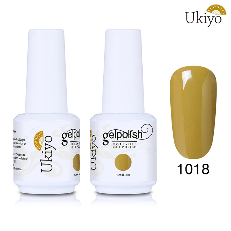 Ukiyo 15 мл Лак для ногтей 170 великолепный цвет Гель-лак для ногтей Vernis полуперманентное верхнее покрытие Базовое покрытие гель-лаки для ногтей Гель-лак