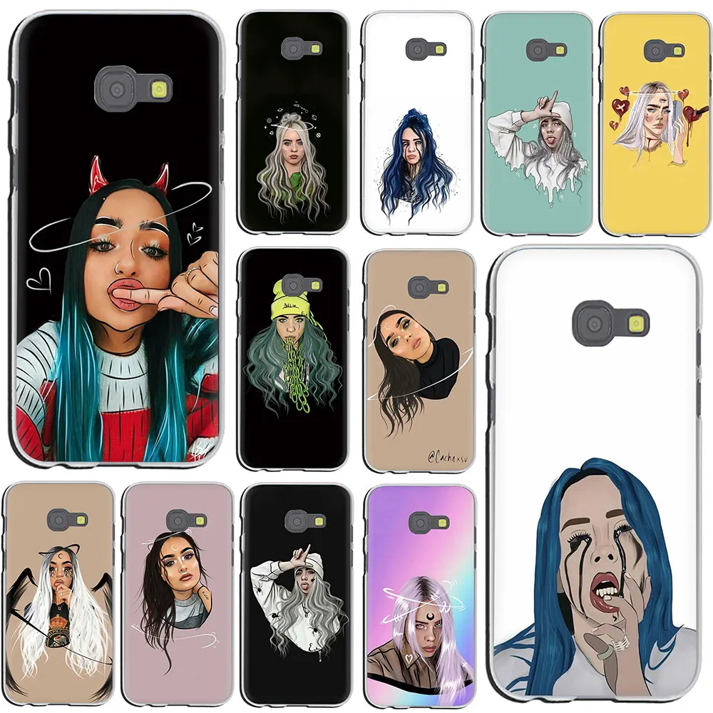 

Billie Eilish hard Phone Case for Galaxy J7 J6 J5 J3 J2 J1 2015 2016 Prime 2017 EU US Version