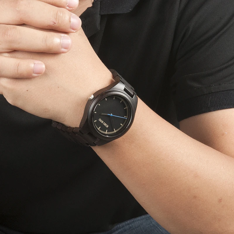 Wood Wrist Watch in wood Gifts Box relogio masculino TOP Brand Gifts B-O03 (5)
