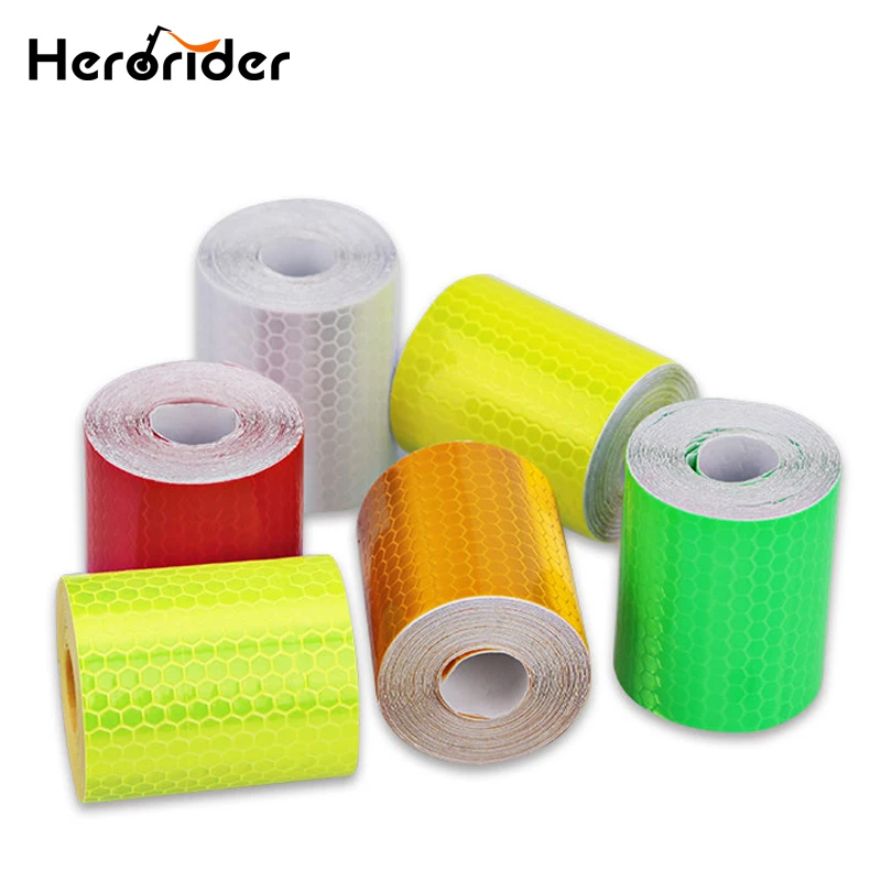 

Herorider Car Reflective Tape Decoration Stickers Car Automobiles Warning Safety Tape Film Auto Reflector Sticker on Car Styling