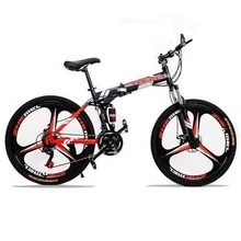 24 speed 26″ inch Mountain bike folding bicycle Road Bike Brand Unisex Full Shockingproof Frame bicycle Spring Fork