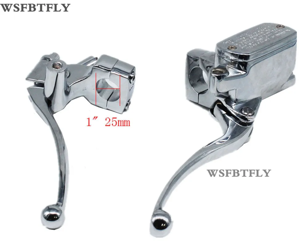 Motorcycle 1"Brake Clutch Master Cylinder For Harley Street Bob Super