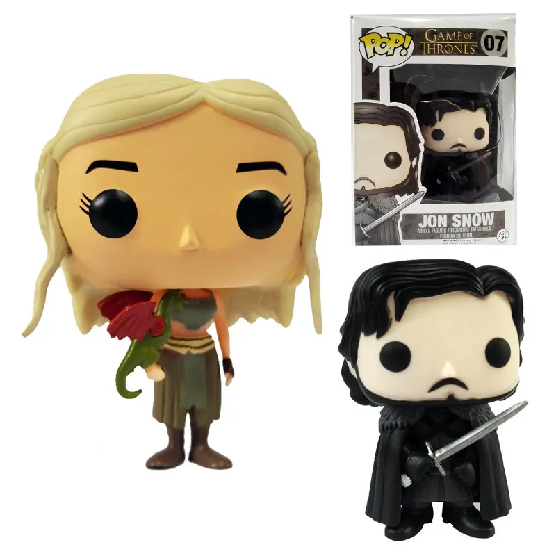 

Game of Thrones Funko Pop Game of Thrones Jon Snow action figure 10cm model With Gift Box In store best gift