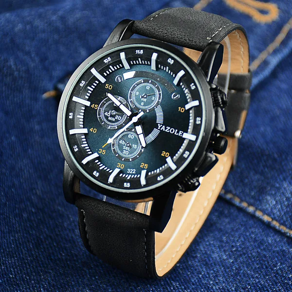 YAZOLE 2018 Fashion Quartz Watch Men Watches Top Brand