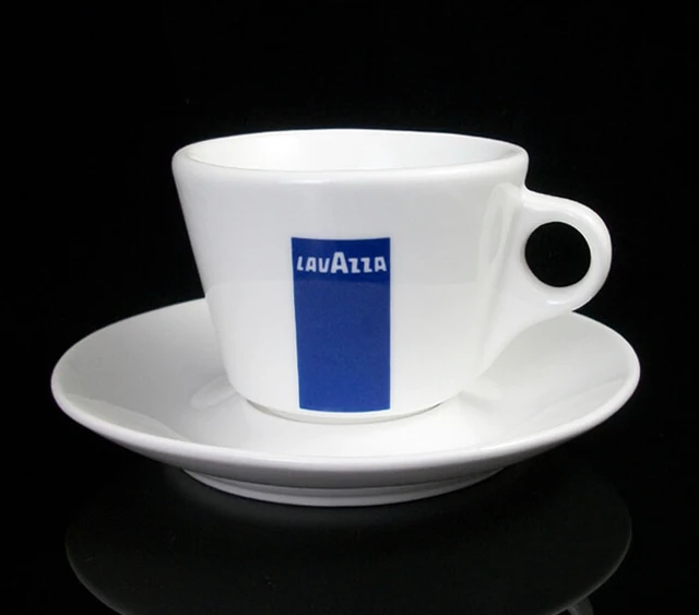 2sets/lot Wholesale Free shipping 200ML LAVAZZA ceramic coffee cup MUG wth  spoon and Plates, Cappuccino mug,Free shipping - AliExpress