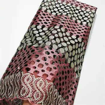 

New arrival african lace fabric 2019 high quality lace blush pink guipure lace fabric with beads stones for women and men cloth