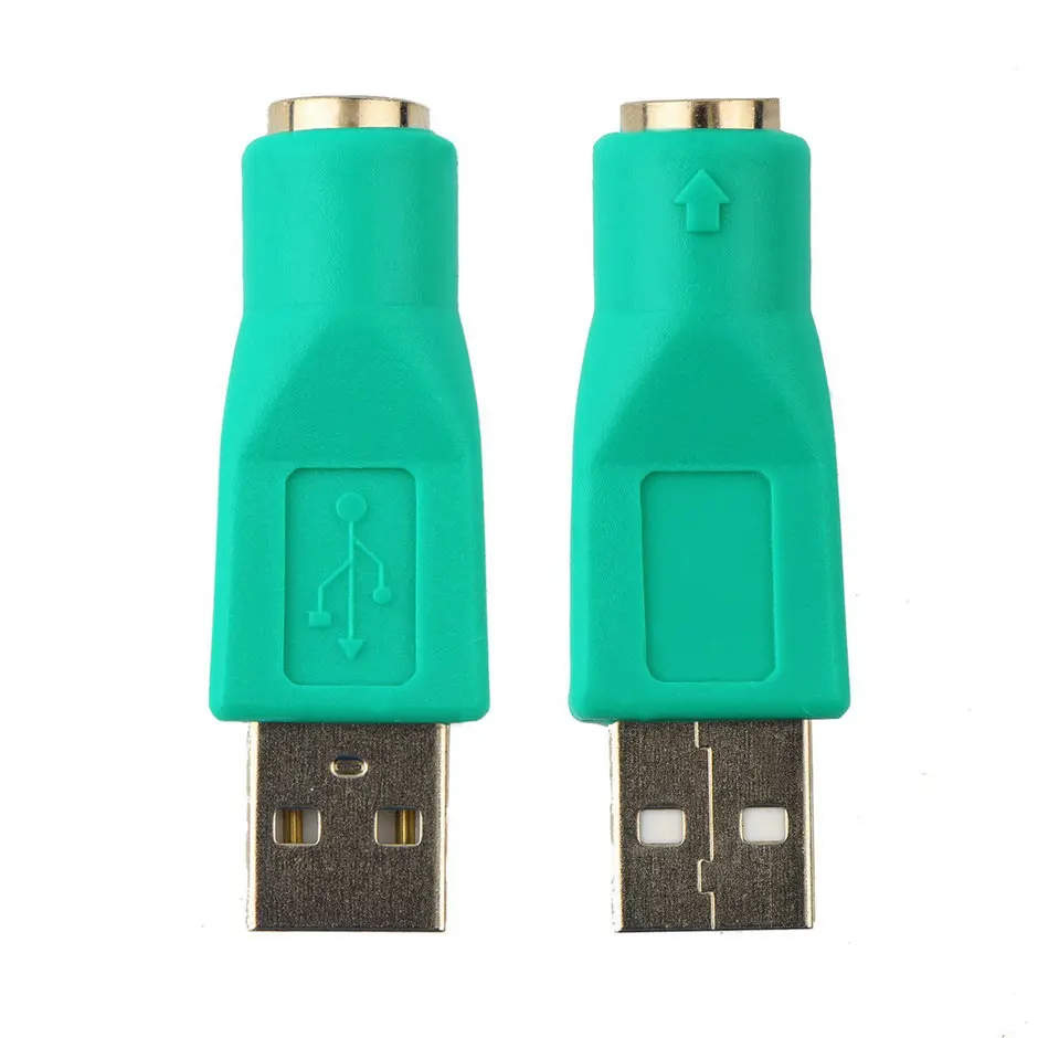 

High Quality 1pc New USB Male To for PS2 Female Adapter Converter for Computer PC Keyboard Mouse