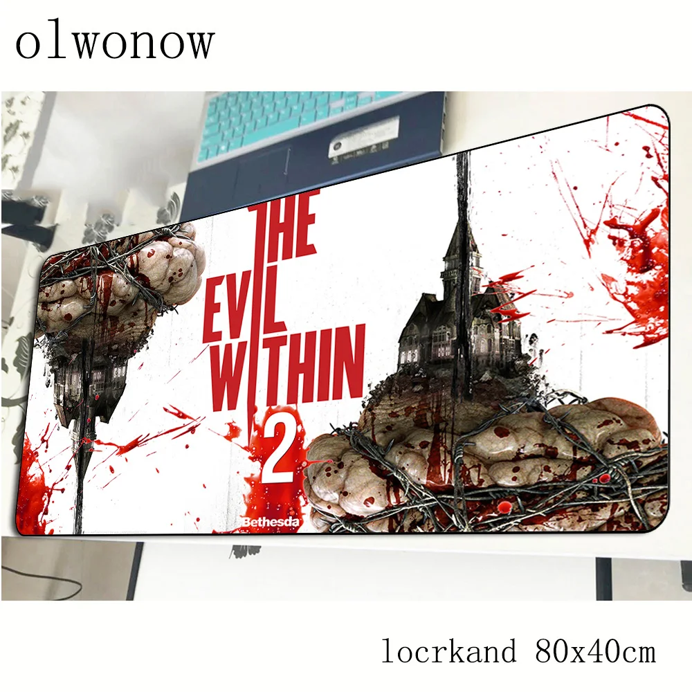 Коврик для мыши evil inside 800x400x3 мм крутой новый игровой коврик геймер восхитительный