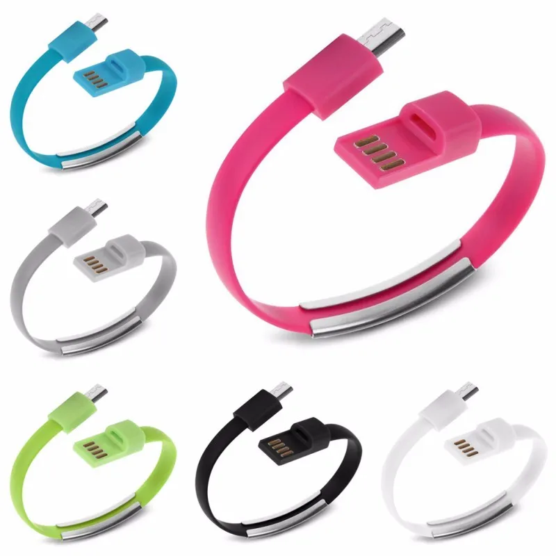 Kuyia سوار مايكرو شاحن كابل USB الحبل لسامسونج Xiaomi 8 دبوس USB كابل ل فون X 8 7 6 ثانية 6 زائد 5 5 ثانية-(5 قطعة/الوحدة)
