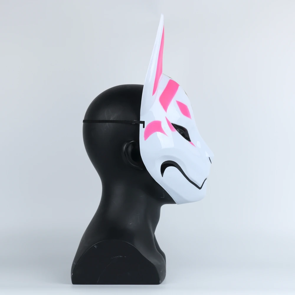 Game Drift Mask Fox kitsune Animal Full Head Mask Adult Unisex Masquerade Helmet Props Party Halloween Fancy Dress (8)