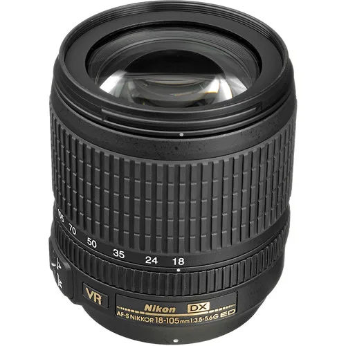 Nikon 18-105mm f/3,5-5,6G ED VR объектив AF-S DX Nikkor Объективы для Nikon D3200 D3300 D3400 D5200 D5300 D5500 D90 D7100 D7200 D500