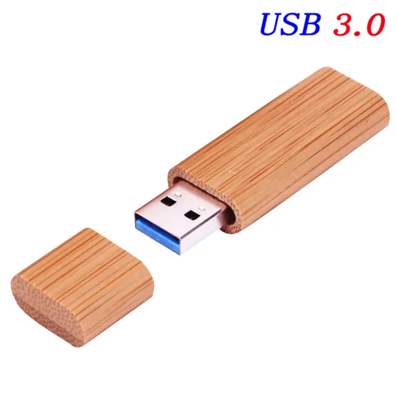 Модная деревянная флеш-накопитель USB 3,0 дизайн логотипа 64g/32g Memory Stick 16g/8g ручка привода крутая подарочная usb ручка-флешка более 10 шт логотип бесплатно - Цвет: carbonized bamboo