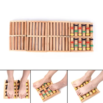 

Foot Massager New Arrival Wooden Wood Roller Foot Massager Stress Relief Heath Therapy Relax Massage