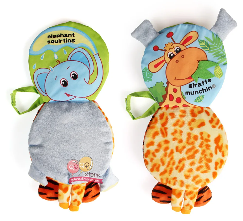 Brinquedos para Crianças Jollybaby Bebê Pano Macio Livro Meu Selva Tecido Atividade Animal Jogo Jogos Livros Educativos Infantil Presente 11 selva tecido atividade animal jogo jogos livros