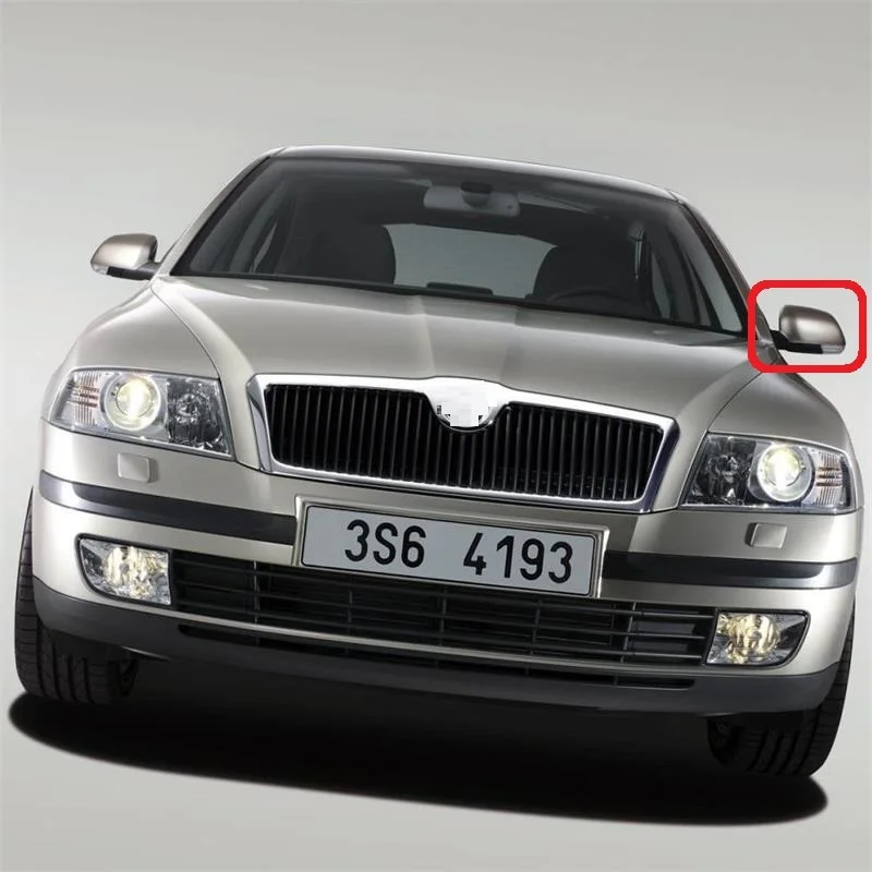 Автомобильное Зеркало для Skoda Octavia MK2 A5 2004 2005 2006 2007 2008 автомобиль-Стайлинг с подогревом Электрическое крыло боковое зеркало водителя левая сторона