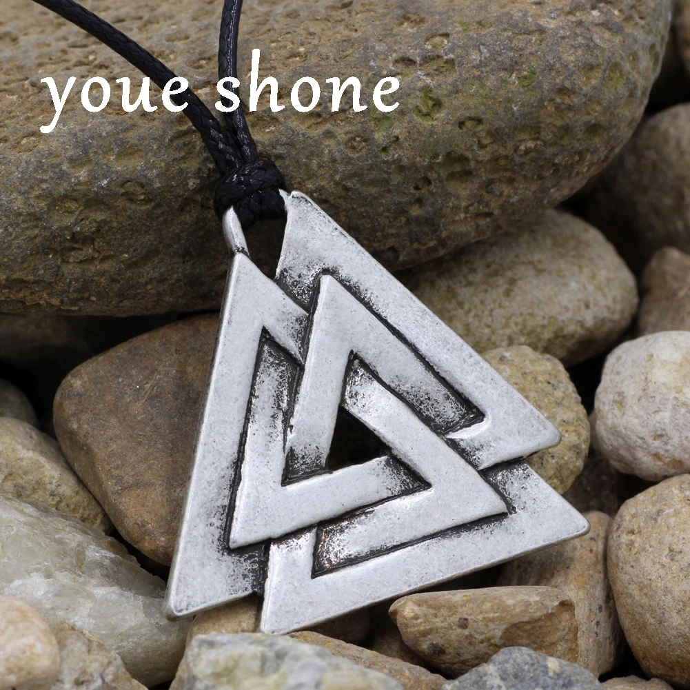 Valknut Одина символ норвежский викинг воинов Для Мужчин's магическое Оловянное
