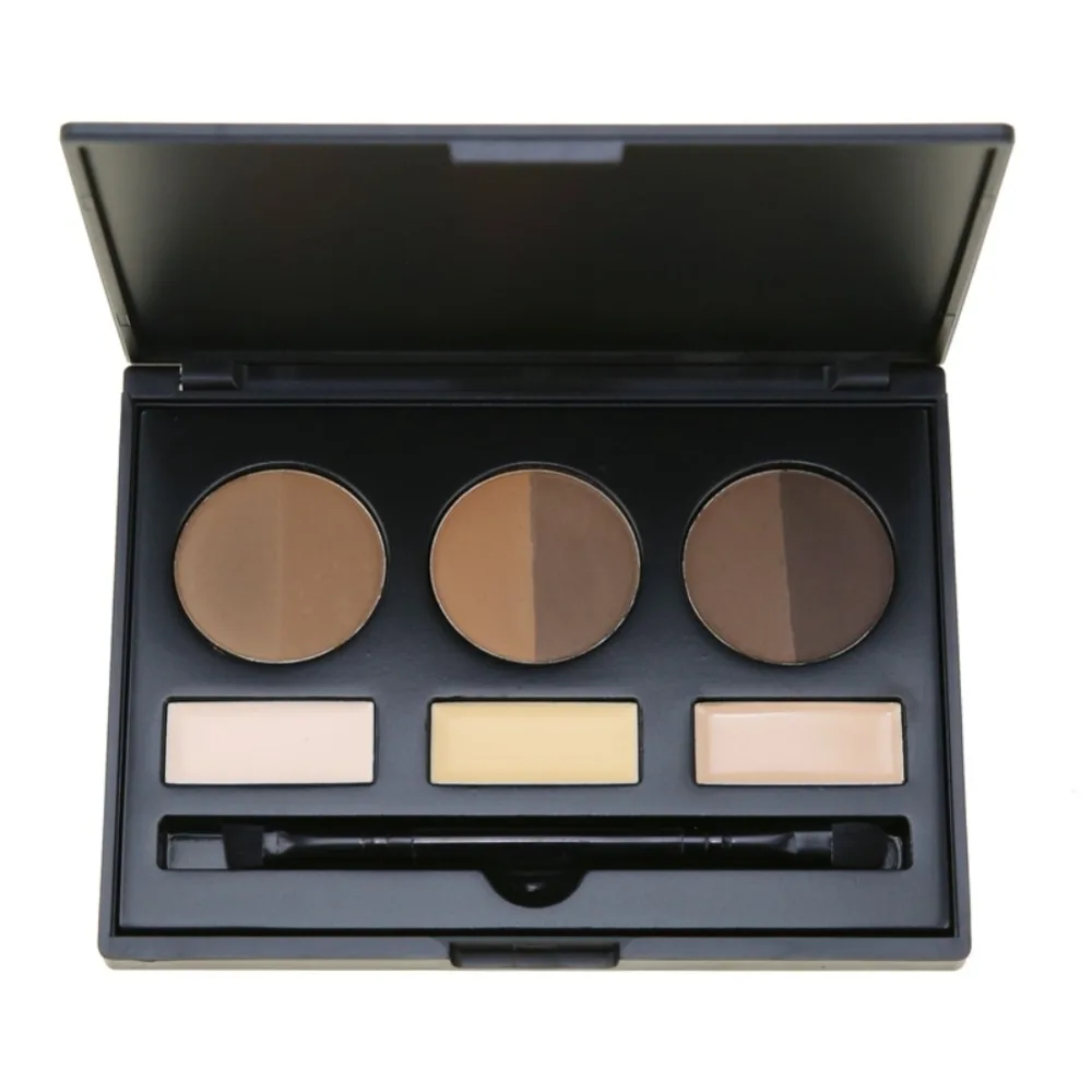 Aiface 9 Colors Eyebrow Powder Makeup Palette Shaping Defining Eyebrows